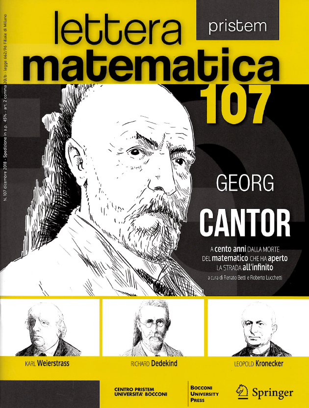 Copertina Lettera Matematica